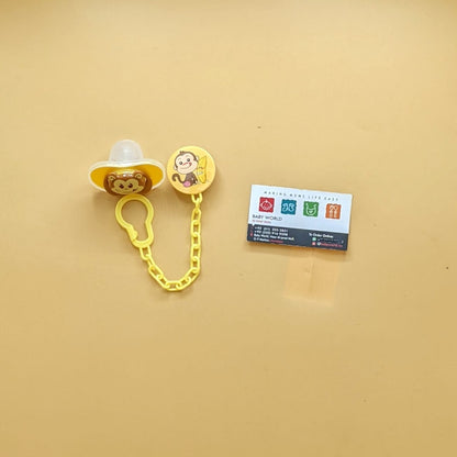 Pacifier with Chain - Monkey