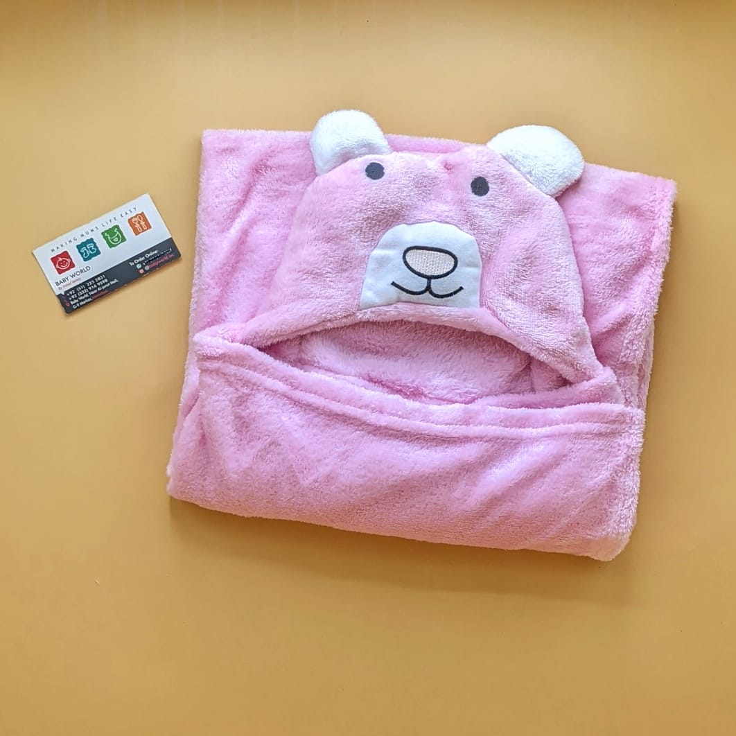 Character Hooded Blanket/Wrapping Sheet - Winter