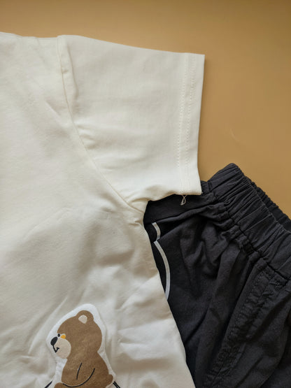 Co-ord set - Bear/Cycle