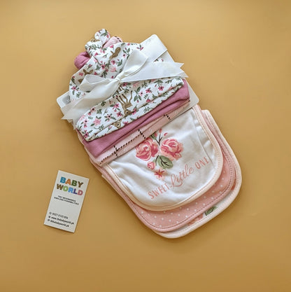 Baby Pack of 3 Bibs & Caps