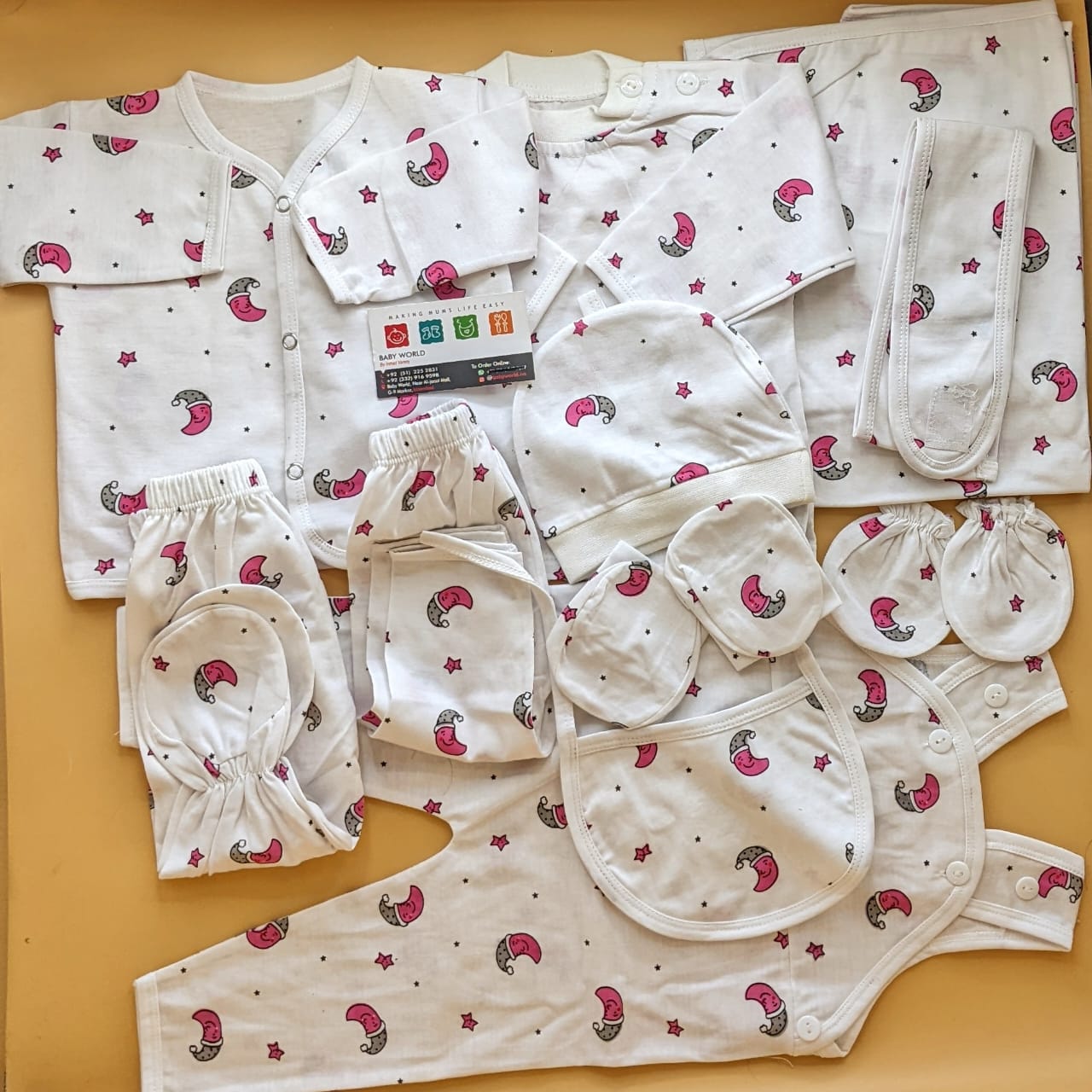 11 Pieces Suit Set - Moon Stars