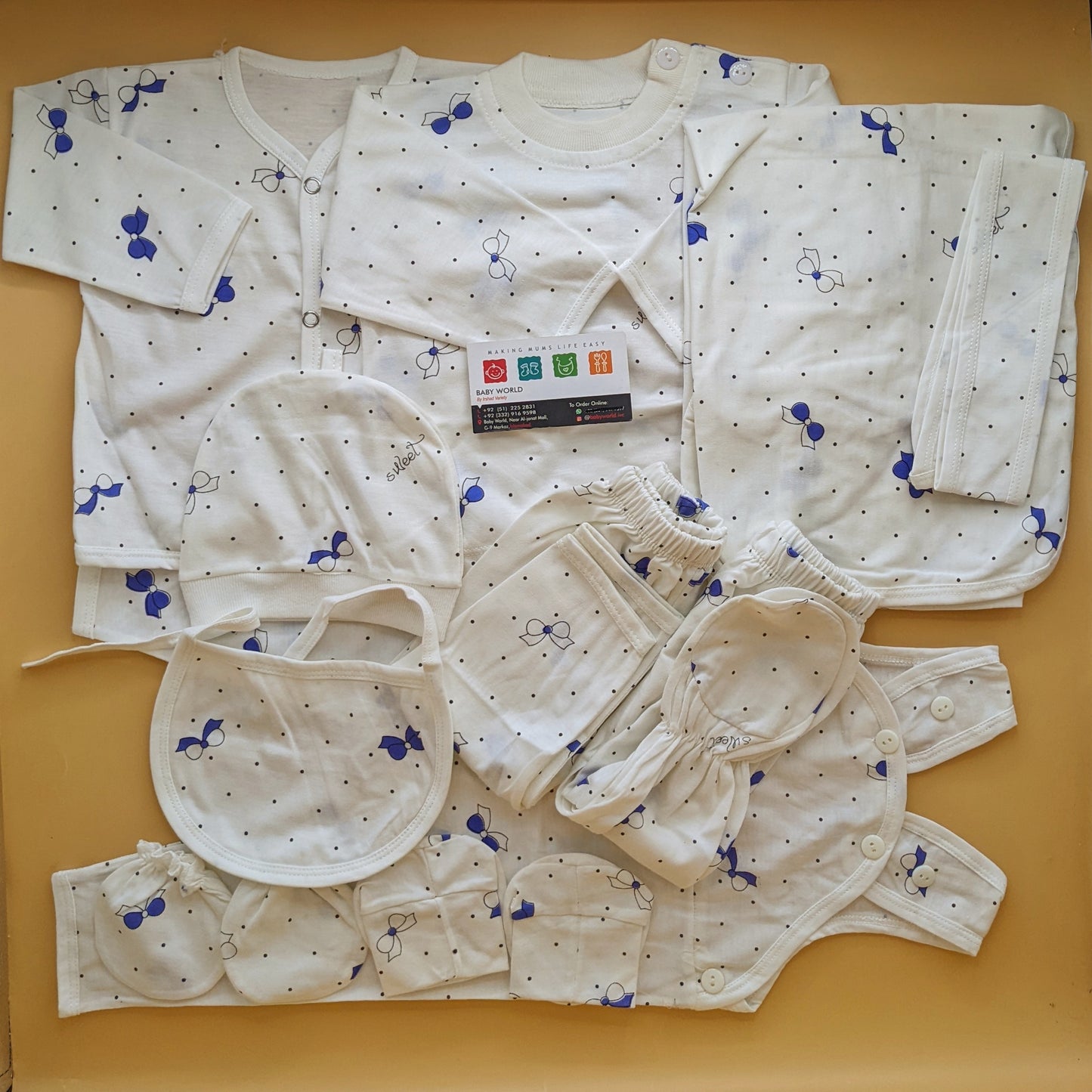 11 Pieces Suit Set - Bow