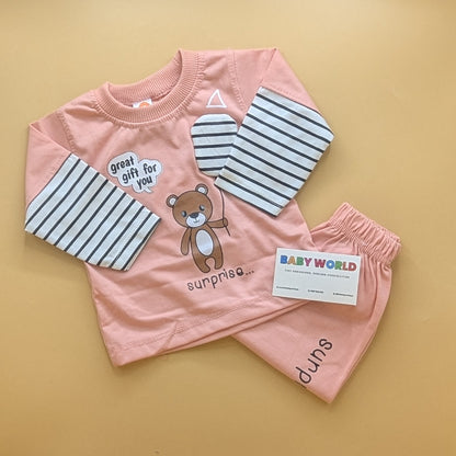 2 Pieces Baby Suit - Bear 🐻