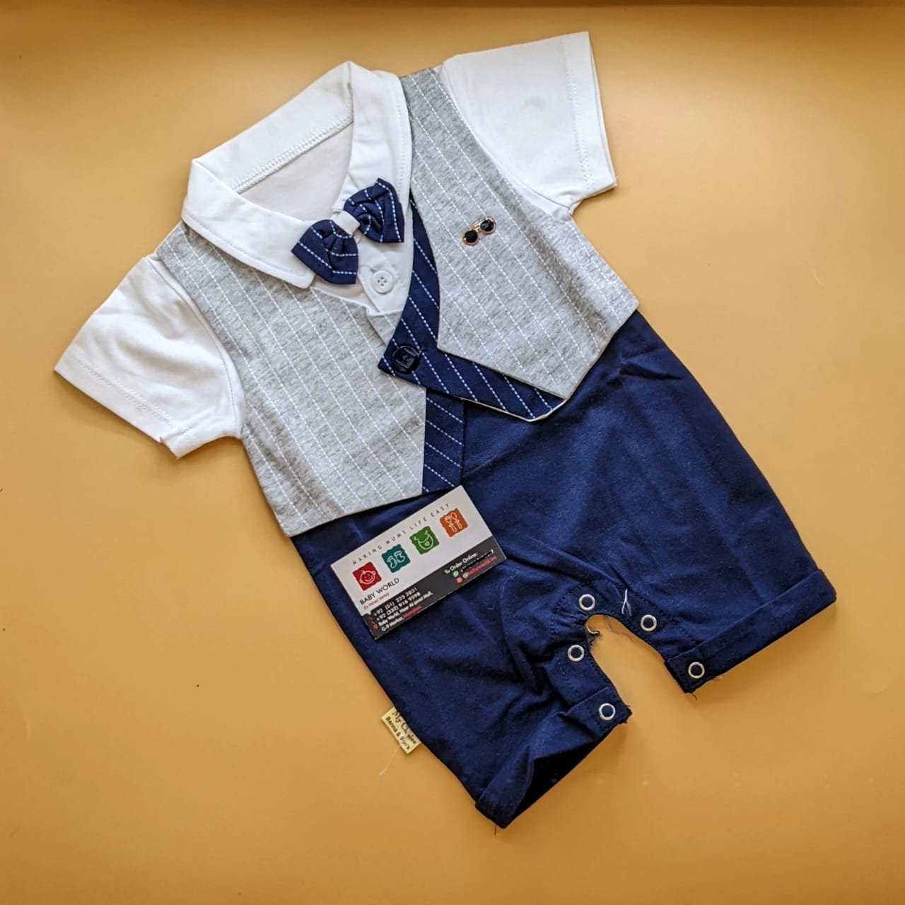 Romper - Half Sleeves - Waistcoat/Glasses 🕶️