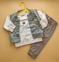 3 Piece Baby Suit - Follow the Style