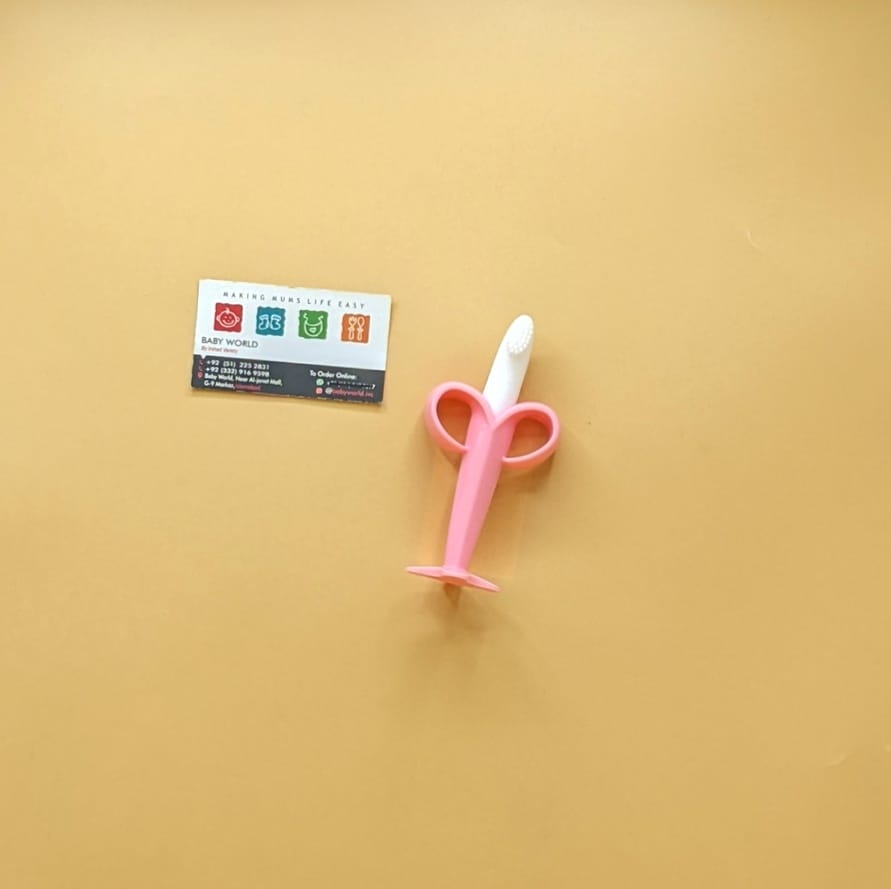 Baby Banana Teether + Brush