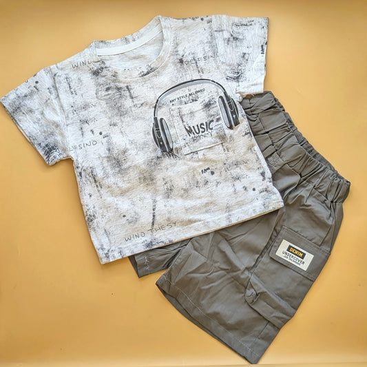 Baby Relaxed Fit Co-Ord Set - Music 🎧