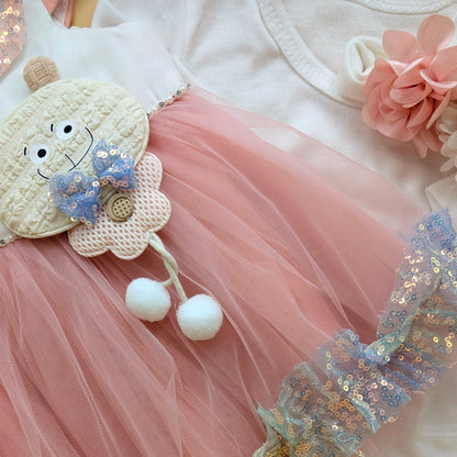 5 Pieces Frock Set - Bear 🐻