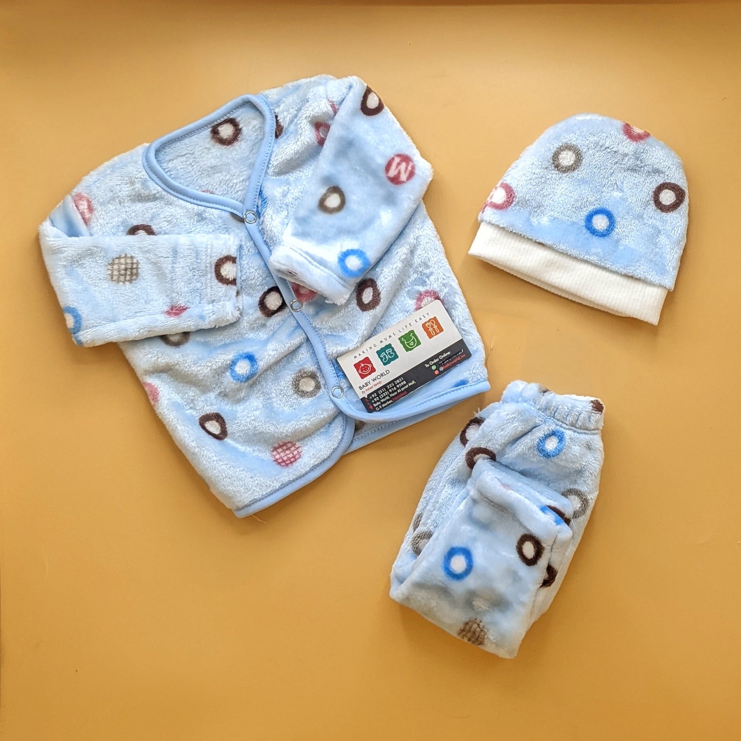 Baby Suit with Cap - Winter - Circle