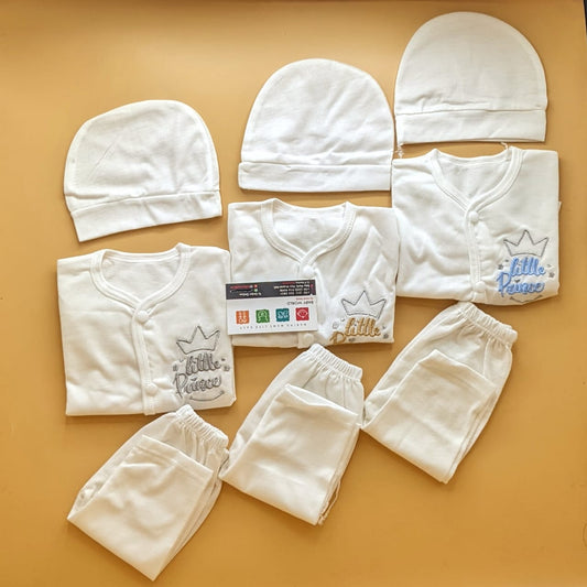 Pack of 3 Suits with Cap - Little Prince - White