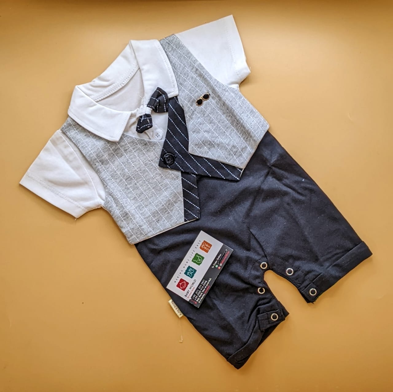 Romper - Half Sleeves - Waistcoat/Glasses 🕶️