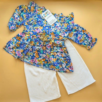 Frock with Flapper Pants - Floral