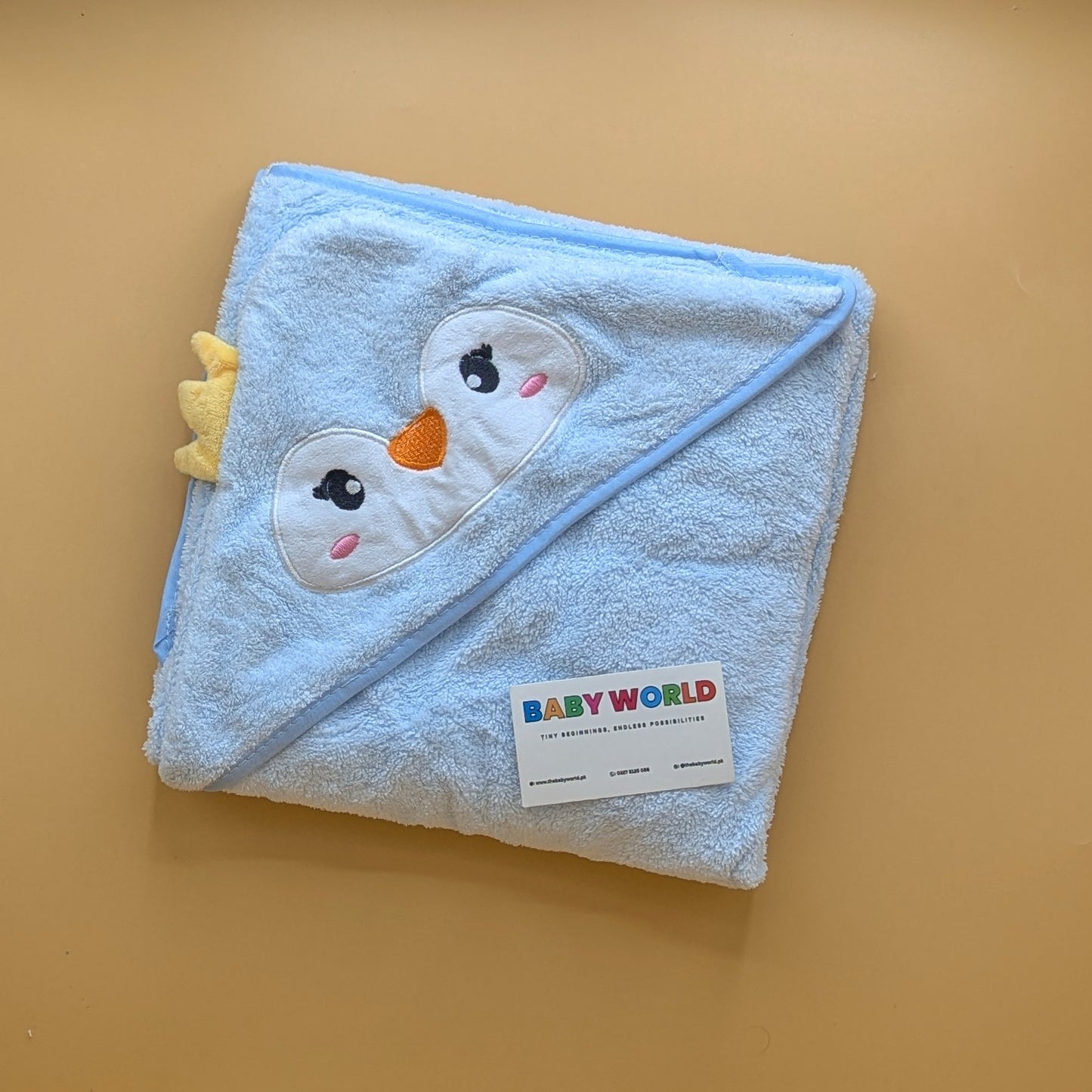 Baby Character Hooded Wrapping Sheet/Blanket - Winter