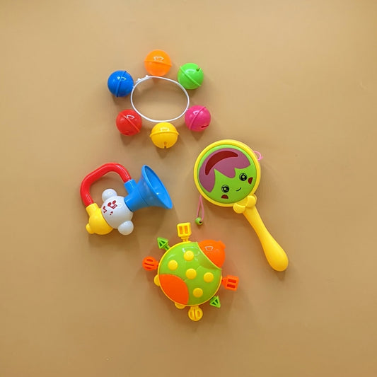 Baby Rattle Set - 4 Pieces