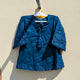 2 Pieces Baby Girl Embroidered Frock with Shalwar - Zinc