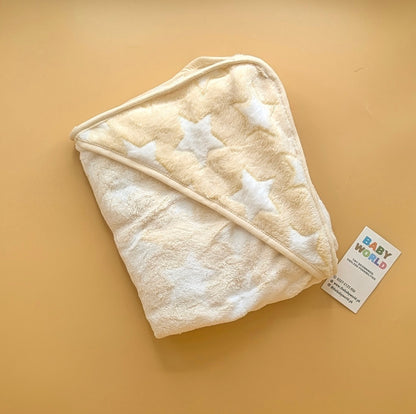 Baby Hooded Wrapping Sheet/Blanket - Winter - Big Stars ⭐