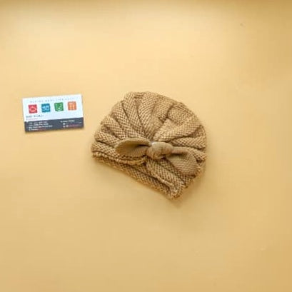 Baby Wool Cap - Bow - Winter