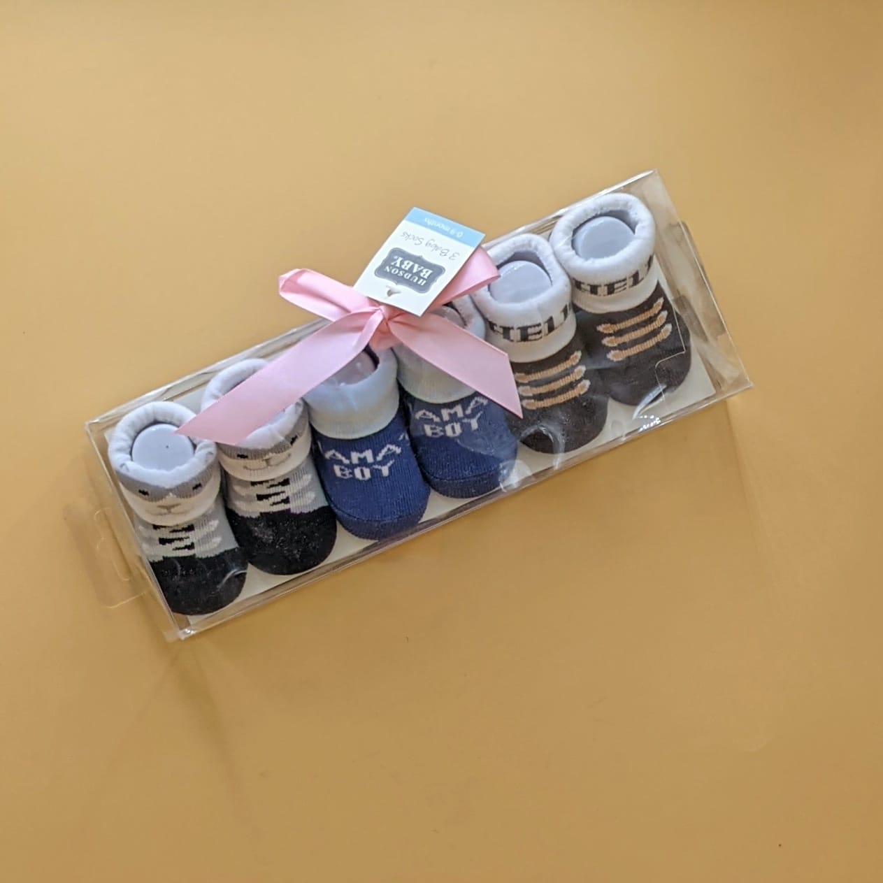 Baby Pack of 3 Booties Set