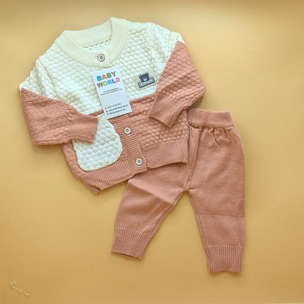 2 Piece Imported Woolen Suit - Bear 🐻 - Winter