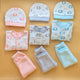 Baby Pack of 3 Suits with Cap - Elephant 🐘 - Winter -  Sea Green, Grey, Pink