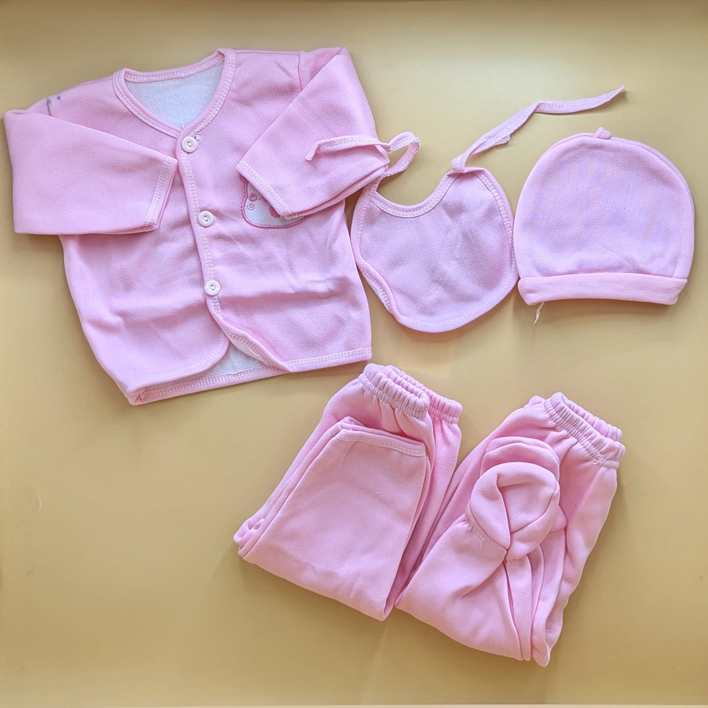 5 Pieces Suit Set - Winter - Plain