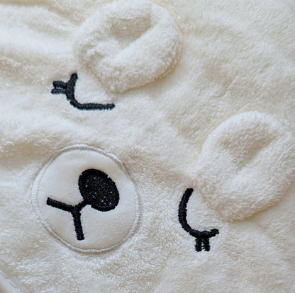 Baby Character Hooded Wrapping Sheet/Blanket - Winter