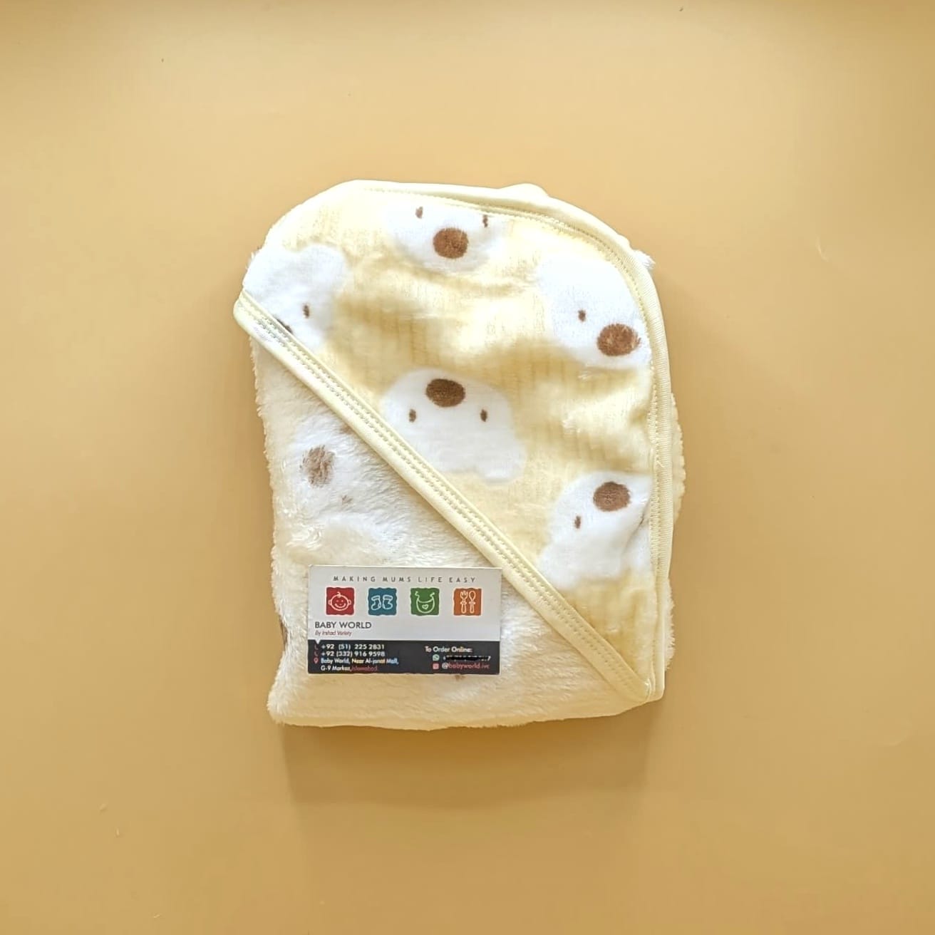 Hooded Wrapping Sheet/Blanket - Winter - Bear 🐻