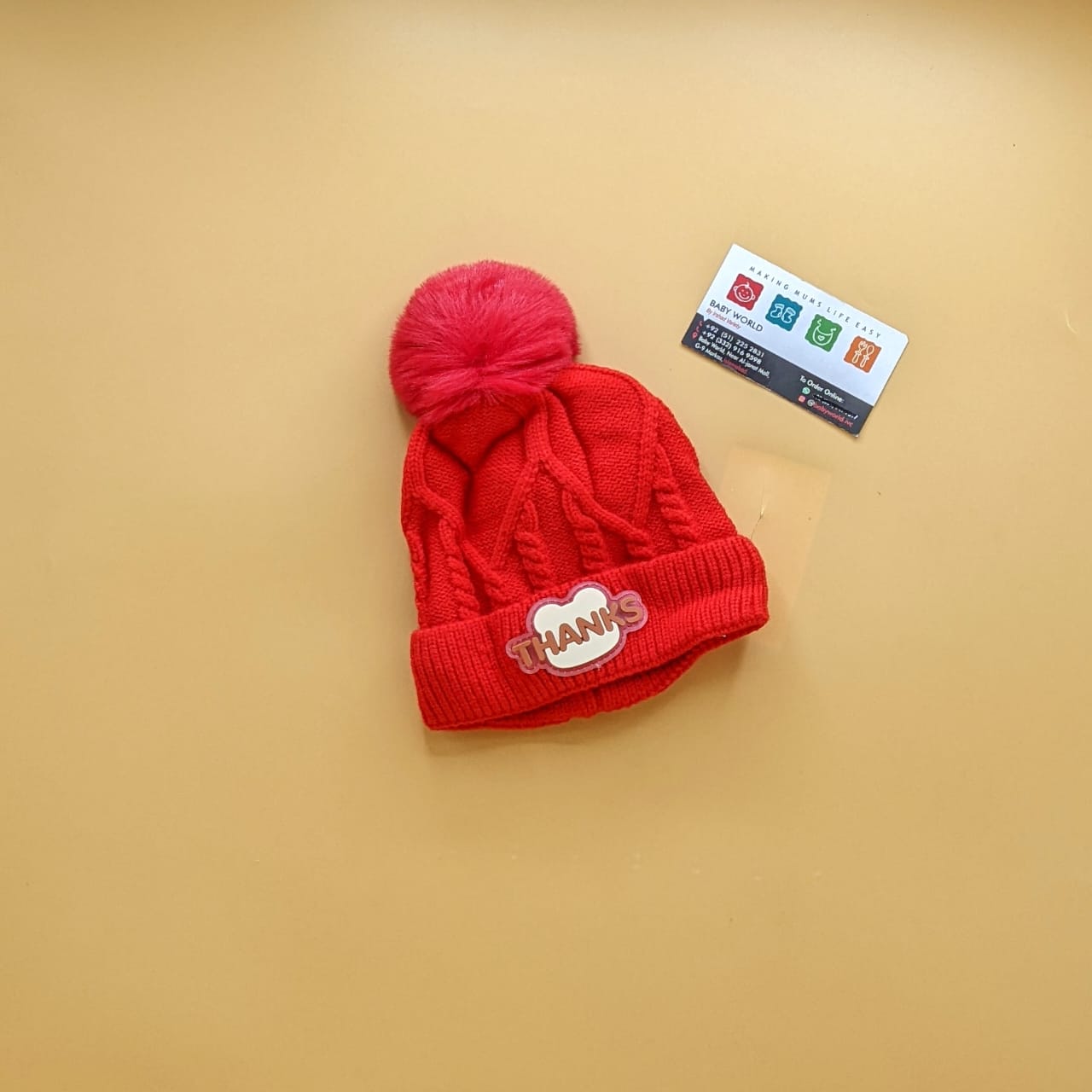 Baby Cap - Winter - Thanks