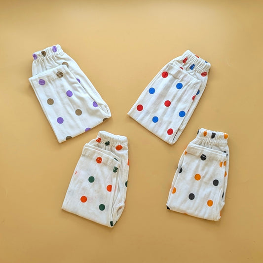 Pack of 4 Pajamas - Dots
