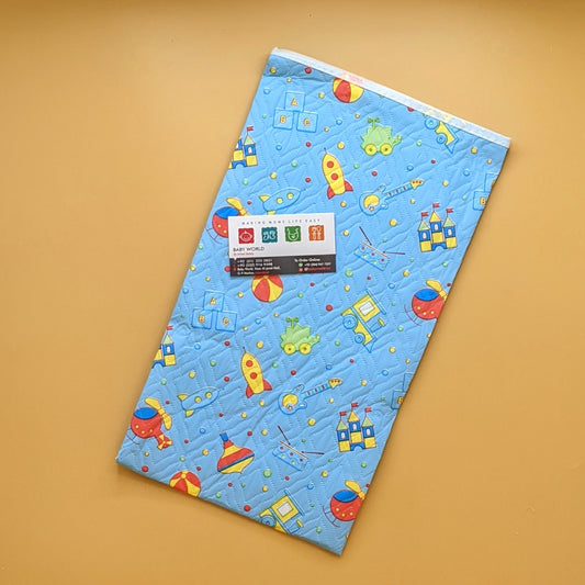 Diaper changing Sheet - Space - Blue