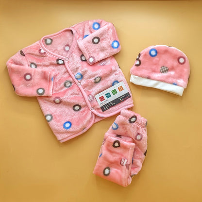 Baby Suit with Cap - Winter - Circle