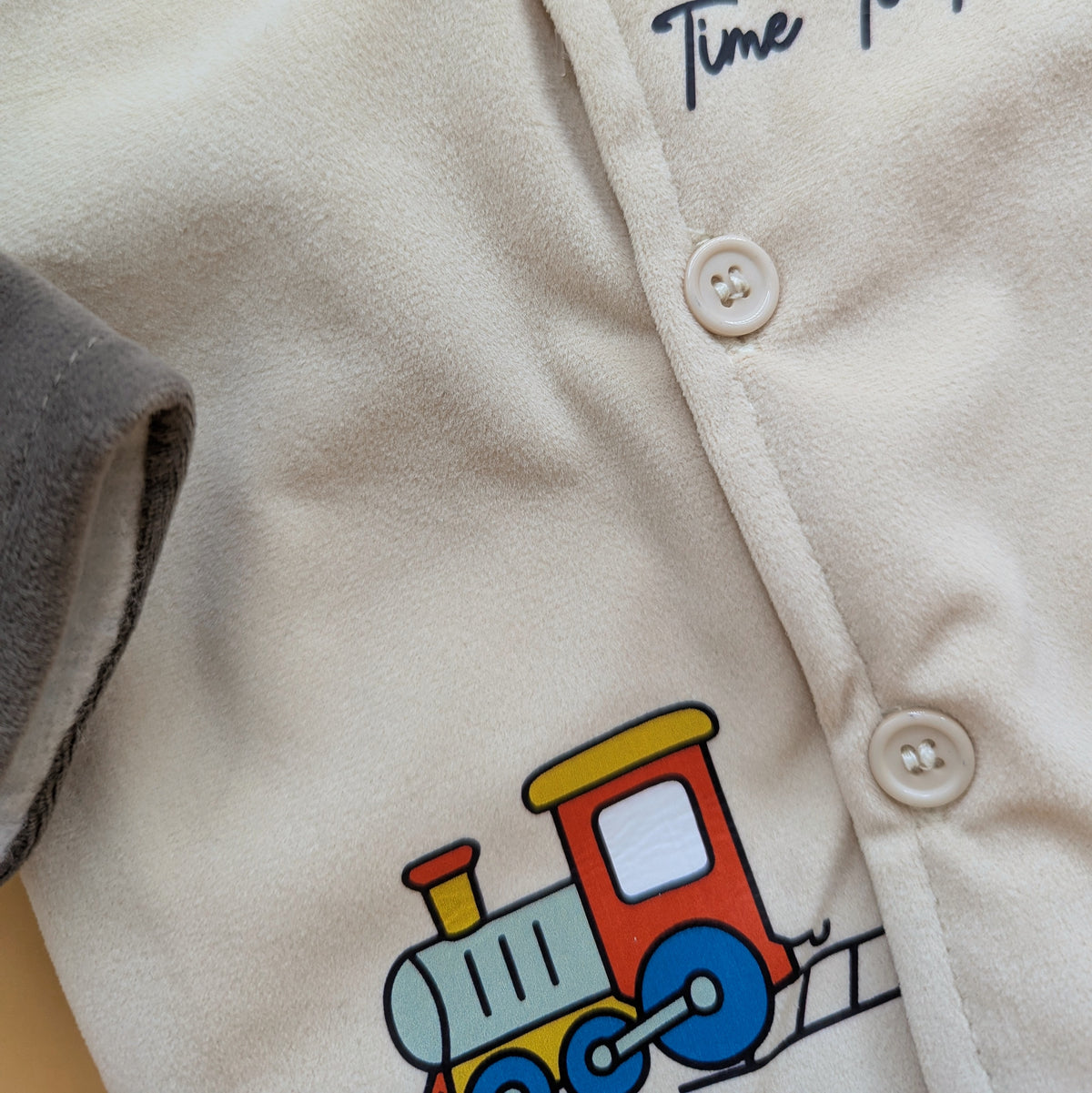 3 Pieces Baby Suit With Cap - Train 🚂 - Winter