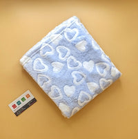 Baby Winter Wrapping Sheet/Ac Blanket - Hearts 🤍