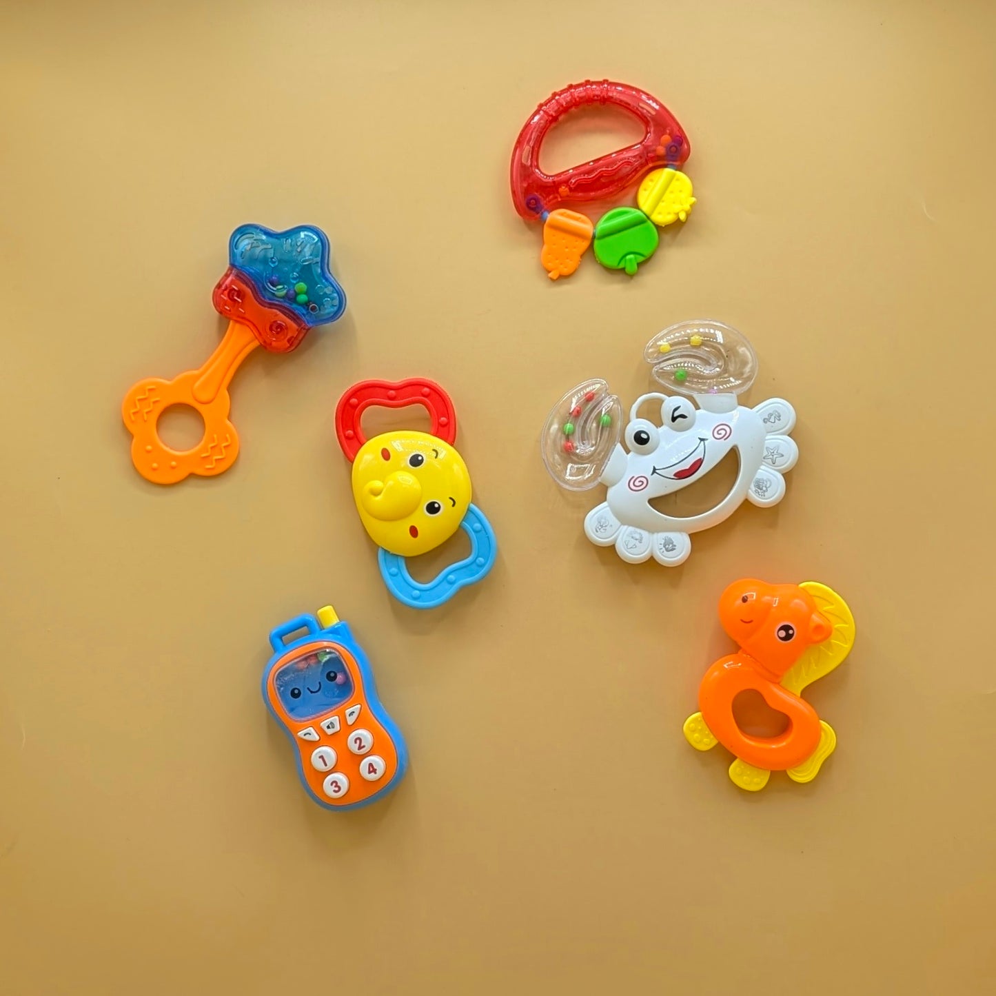 Baby Rattle Set - 6 Pieces
