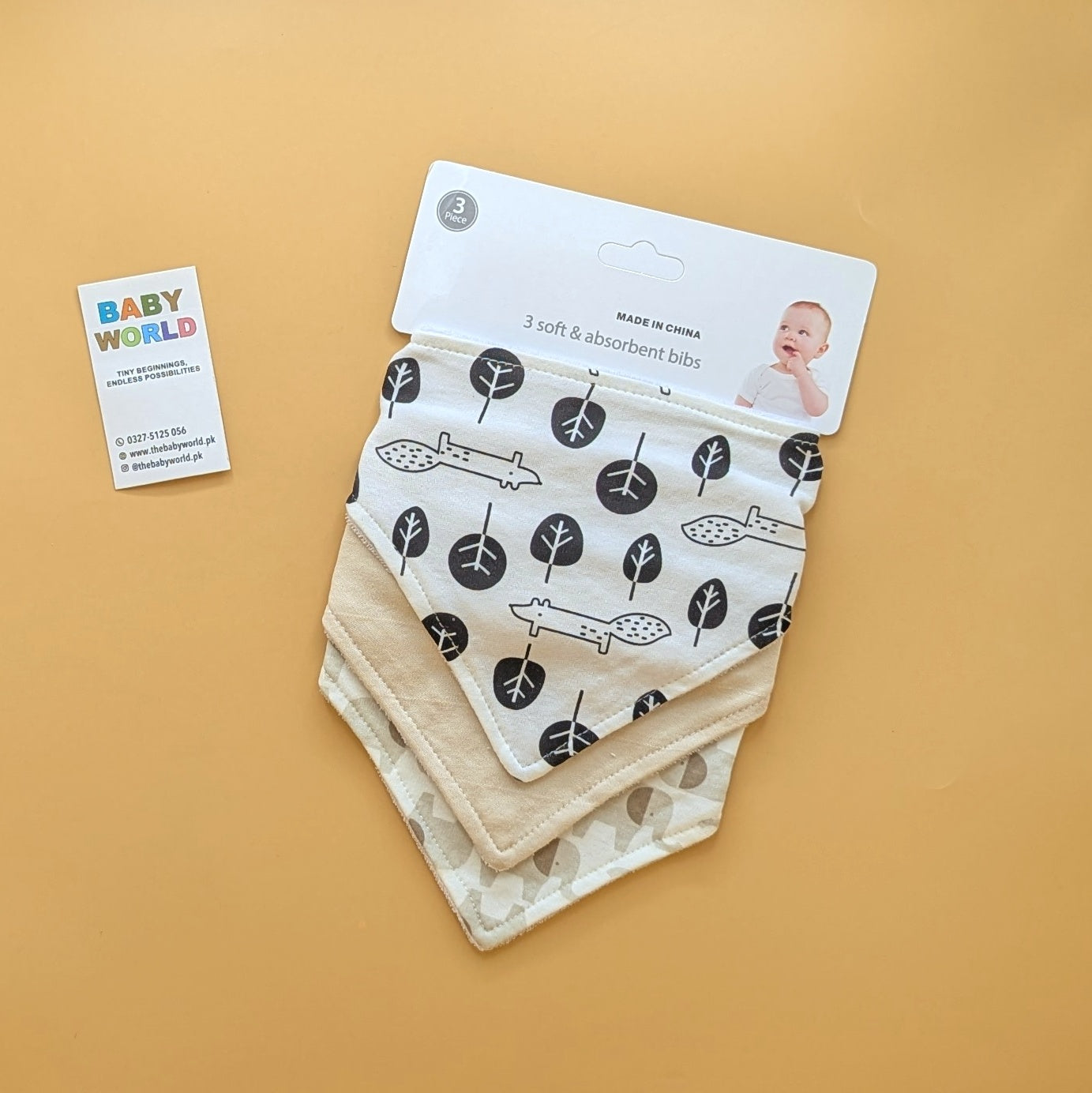 Pack of 3 Bandana Bibs