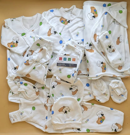 11 Pieces Suit Set - Winter - Balloons/Cow 🐮