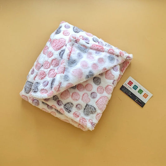 Wrapping Sheet/Blanket - Winter - Hearts/Circle