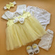 5 Pieces Frock Set