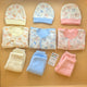 Pack of 3 Suits with Cap - Winter - Bear - Pink/Blue/Yellow