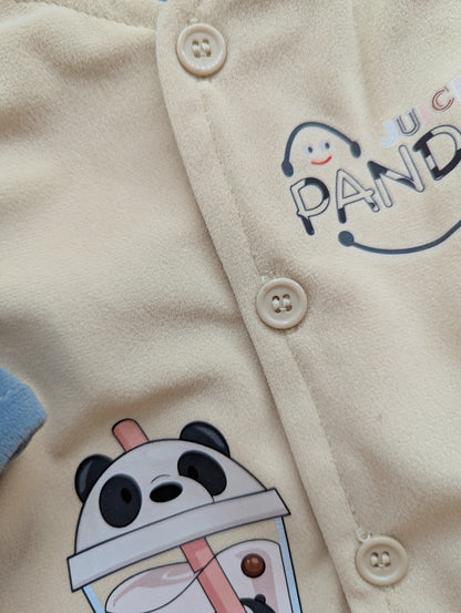 3 Pieces Baby Suit with Cap - Panda 🐼 - Winter