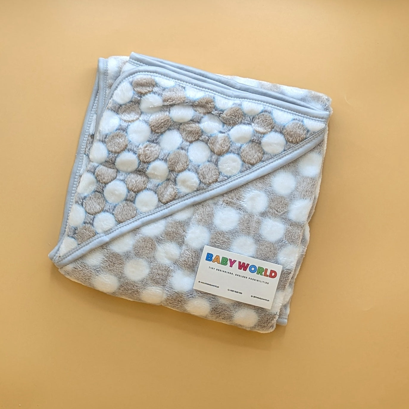 Baby Hooded Winter Wrapping Sheet/Ac Blanket - Circle