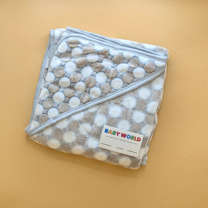 Baby Hooded Winter Wrapping Sheet/Ac Blanket - Circle