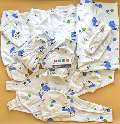 11 Pieces Suit Set - Winter - Balloons/Cow 🐮