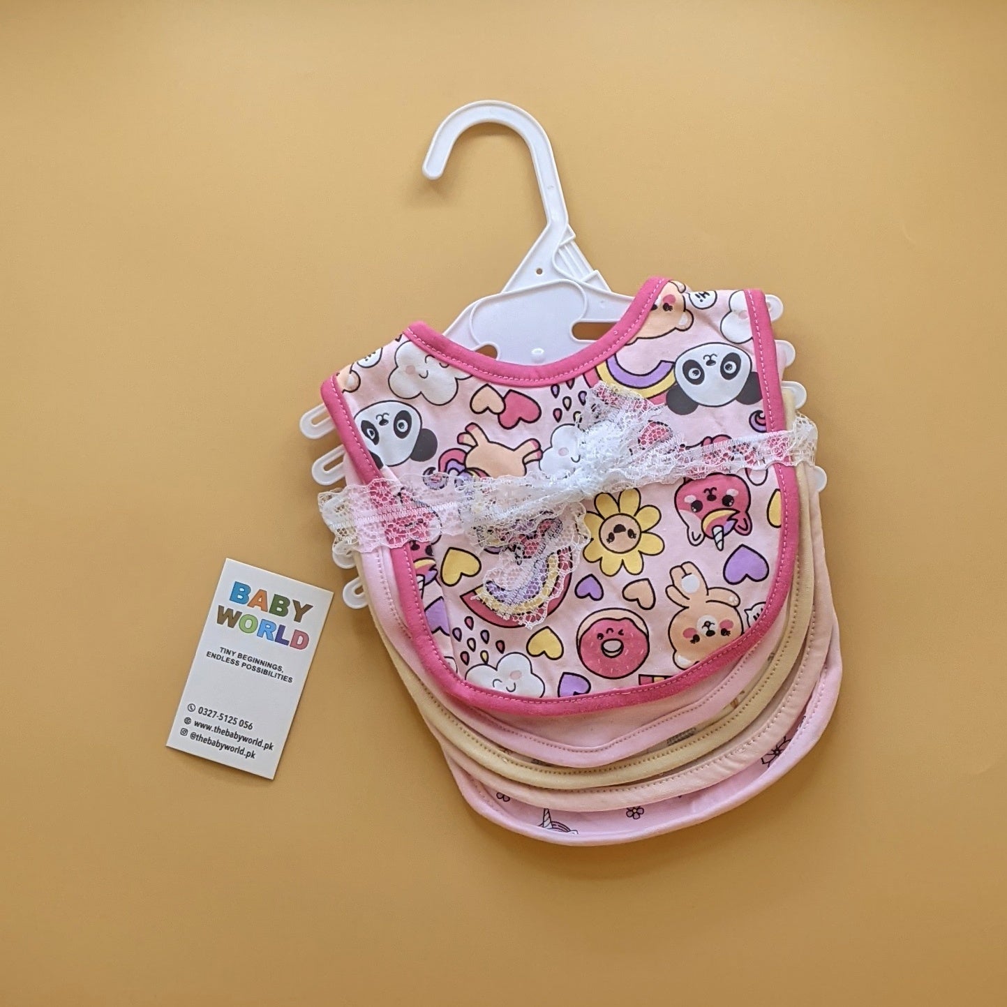 Baby Pack of 5 Bibs