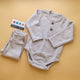 Premium Quality 2 Piece Ribbed (Long Sleeve Bodysuit & Pant) - Winter