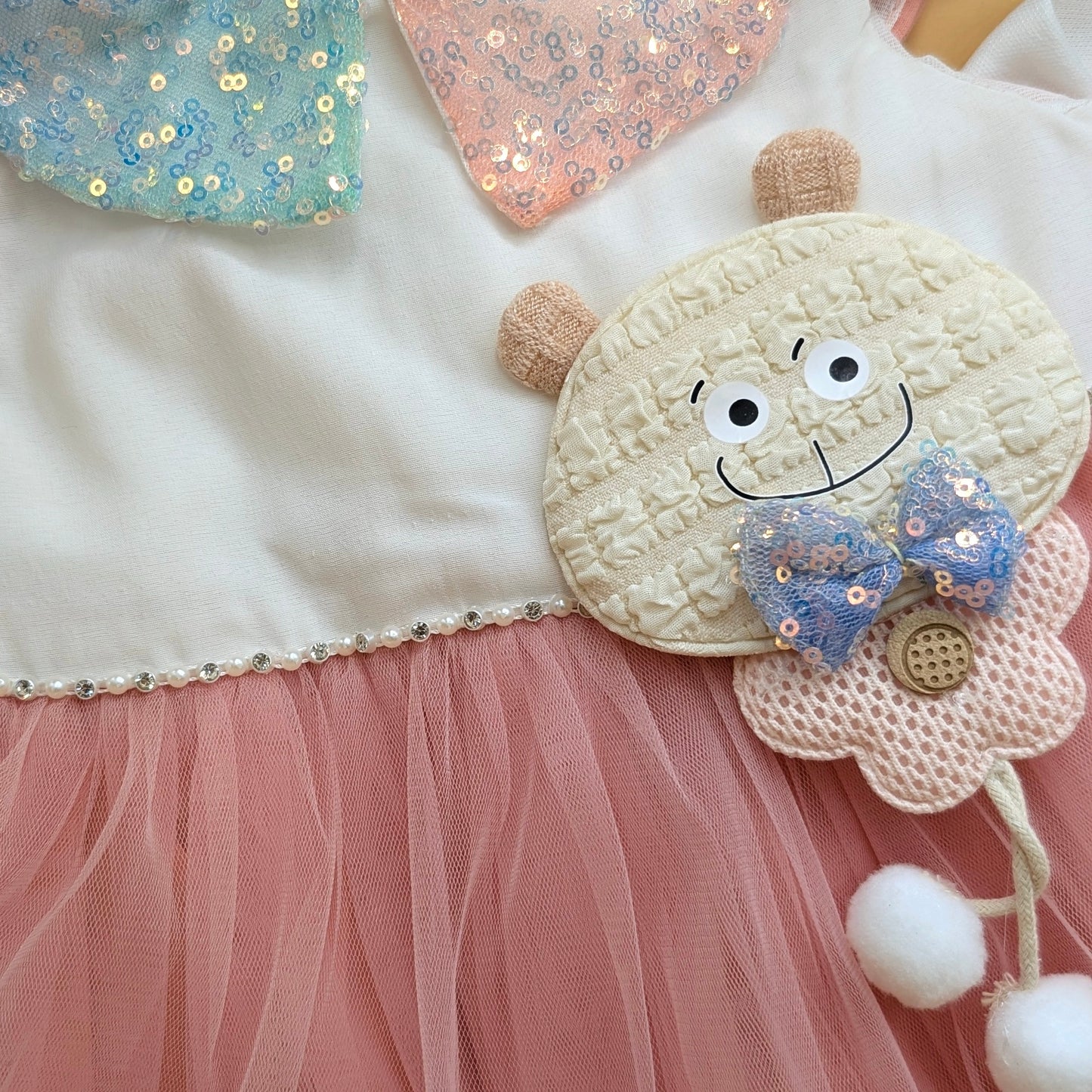 5 Pieces Frock Set - Bear 🐻