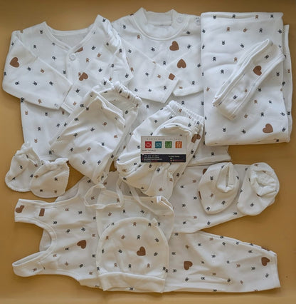 11 Pieces Suit Set - Winter - Hearts