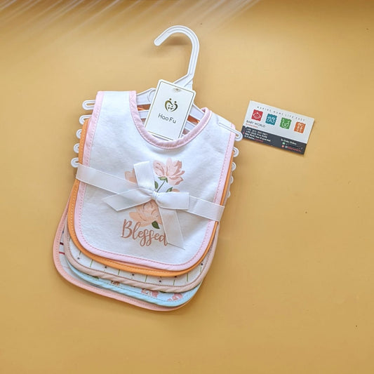 Pack of 5 Bibs - Blessed