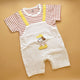 Romper - Half Sleeves - Lines