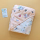 Baby Hooded Wrapping Sheet/Ac Blanket - Kitty 🐱 - Winter